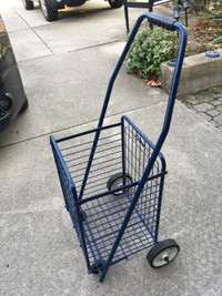 Foldable Grocery Cart on four wheels