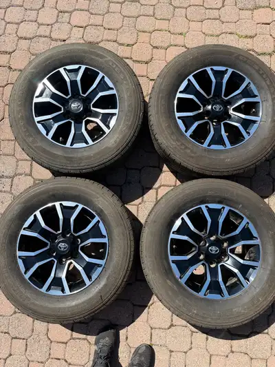 2023 Toyota Tacoma TRD sport OEM rims 17”. Rims are in near mint condition apart from some small mar...