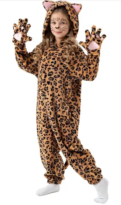Girl Halloween Costumes for Kids Leopard Cosplay Outfits Fancy, View more