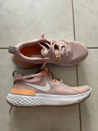 Pink Nike shoes