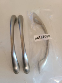 Brushed nickel cabinet door handles 