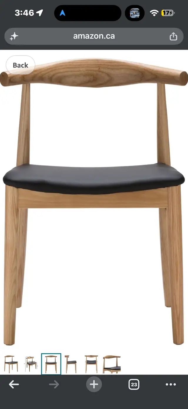 Modern Wooden Dining Chair – PU Leather in Chairs & Recliners in St. Catharines - Image 5