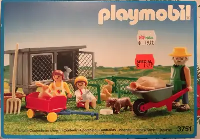 NEW Playmobil toy set 3751 - Rabbit Hutch , View more