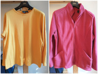 Cotton Yellow Long-Sleeve Shirt and Fleece Lot - Clearance