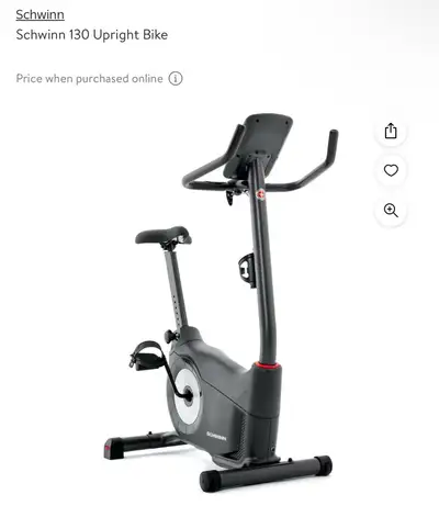 Schwinn 130 Upright exercise Bike, View more