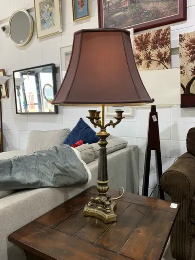 Vintage Brass Table Lamp , View more
