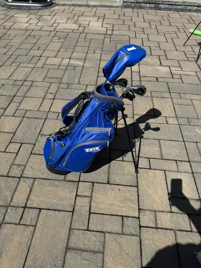 TPX blue kids left handed golf set, View more