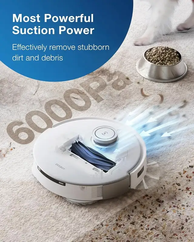 ECOVACS DEEBOT T10 Omni Robot Vacuum and Mop, Hot Water Mop in Vacuums in Kitchener / Waterloo - Image 4