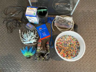 5 Gallon Fish Tank With Accessories, View more