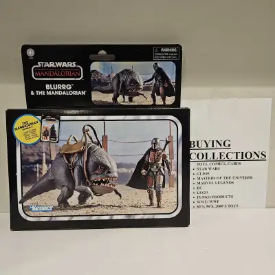 Blurrg & Mandalorian Star Wars Vintage Collection set, View more