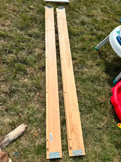 Baronet wood  Bed rails 79 1/2” x 5 1/4” $30, View more