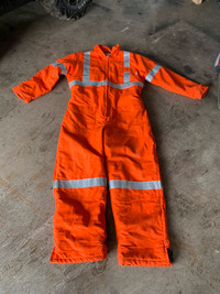 Hi vis insulated coveralls 