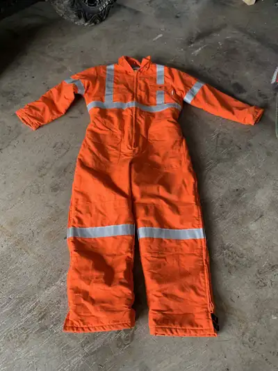 Hi vis insulated coveralls , View more
