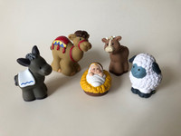 5 FisherPrice Little People Christmas Nativity Baby Jesus Camel