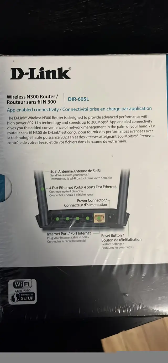 D-Link Wireless N300 Router Brand New In Box Factory Sealed in Networking in City of Toronto - Image 4