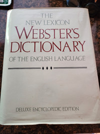 Websters Dictionary Deluxe Encyclopedia Edition 