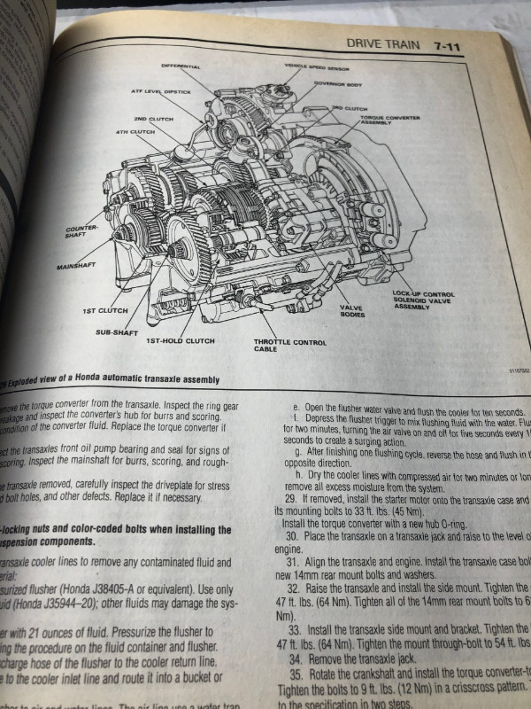 1996 - 2000 CHILTON HONDA CIVIC / DEL SOL REPAIR MANUAL #M0073 in Textbooks in Edmonton - Image 4