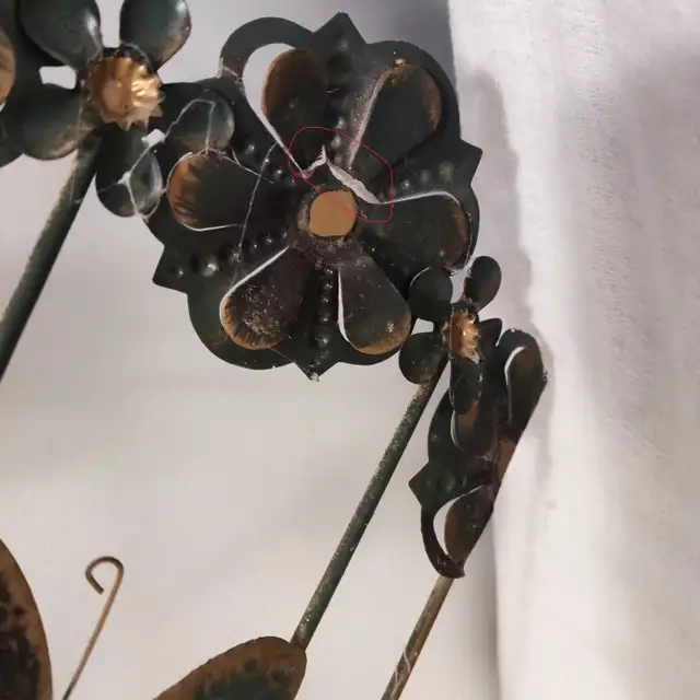Vintage Large Metal Fan for Wall Decoration in Home Décor & Accents in Ottawa - Image 9