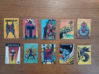 Marvel Universe Stickers 1986 and 1987 lot