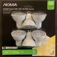 NOMA PAR16 GU10 Base Non-Dimmable LED Flood Light Bulbs