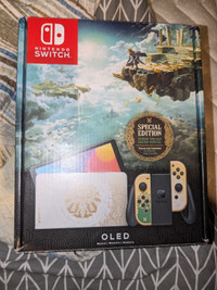 Nintendo switch Zelda edition with 3 games