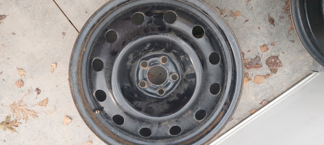 Subaru 5 x 100 steel wheels. 17 inch in Tires & Rims in Moncton