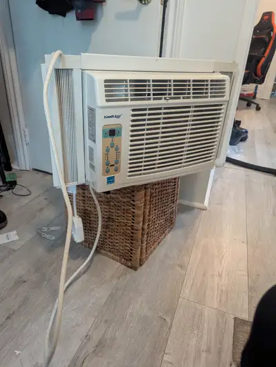 Kool King window unit 5000 BTU Includes remote. Works great! Selling because new place has central a...