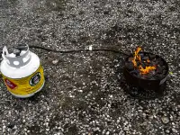 Propane fire pit 