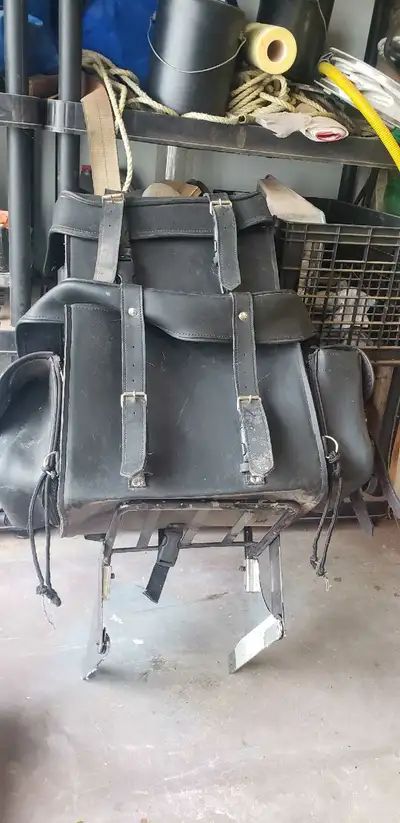 Travel bags with back rest and rack fits 07 fast and others
