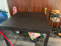 Used black Table for pick up near bramlea city center .