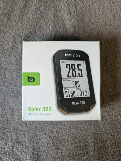 Bryton Rider 320 GPS Bike Computer like new condition, never used. See manufacturers website for ful...