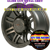 Glide 14" WHEELS $99 IN STOCK!!! ATV UTV 4/137 & 4/156 We Ship!