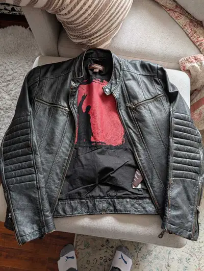 Danier Leather Jacket. S/M, View more