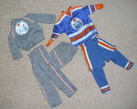Wayne Gretzky Oilers outfits for Ken Doll