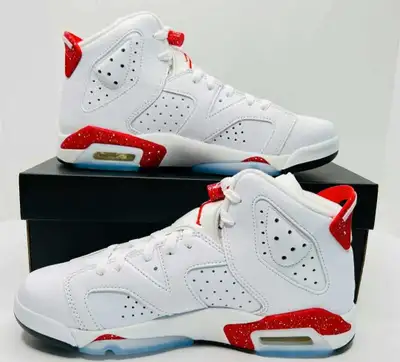 AIR JORDAN 6 RETRO RED OREO WOMEN'S SZ7 BRAND NEW IN BOX *Check out my other ads all shoes@Clothes N...