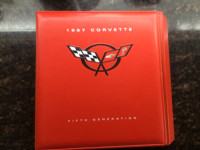 1997 Corvette Product Information binder & VHS tape