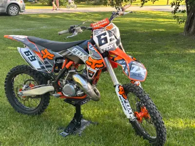 2015 ktm 150 sx V-force 4 reeds Lectron pro carb Radiator guards Powder coated hubs Crank was redone...