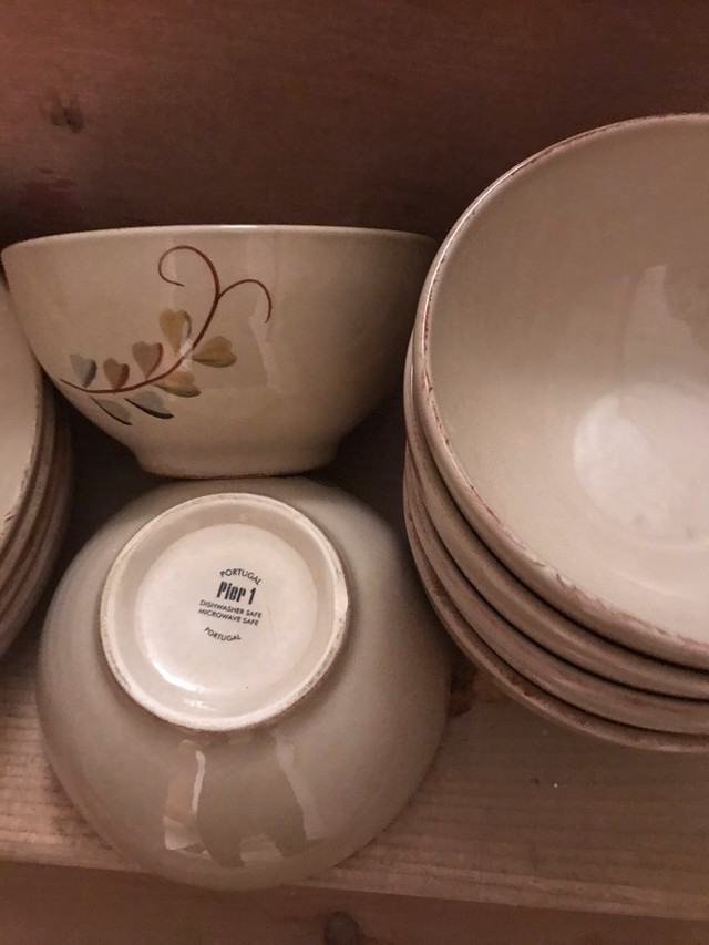 Soup bowls and plates from pier one , new  in Home Décor & Accents in London