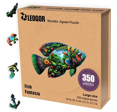 LEOGOR Wooden Puzzle, View more