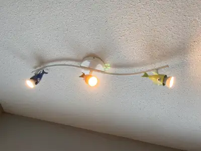 ✈️ IKEA Ceiling Track Spot Lights - AirPlane Shape for Kids Room ✈️ *** Fully Working Condition ***...