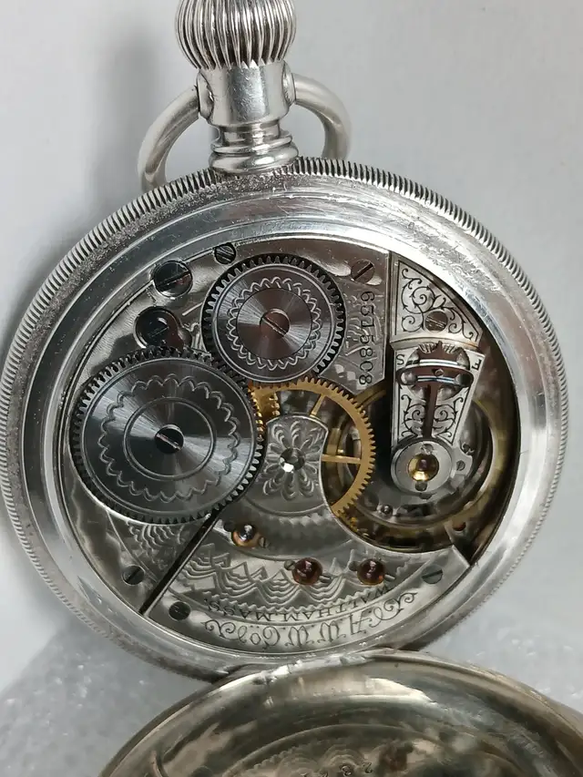 Sterling Silver Watch -- Waltham 1888 -- Montre Argent Sterling in Jewellery & Watches in City of Montréal - Image 8
