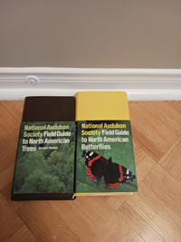 2 NATIONAL AUDUBON SOCIETY BOOKS - TREES/ BUTTERFLIES
