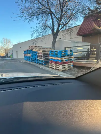 Free wooden pallets ( Castledown area), View more