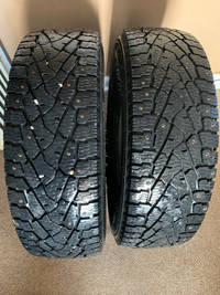 2 Nokian 225/75R16C 121/120R M+S winter tires for sale 