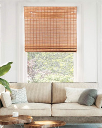 CHICOLOGY Bamboo Blinds, Bamboo Shades, Roman Shades for Windows