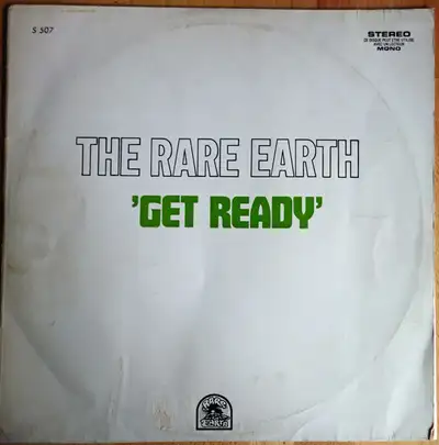 Cover in VVG, vinyl in NM. GET Ready is a studio release album by the Rare Earth band, in 1969. This...