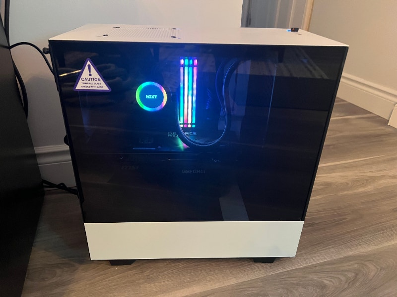 NZXT PC Build RTX 3080 Ti, Ryzen 9 5900X Desktop Computers