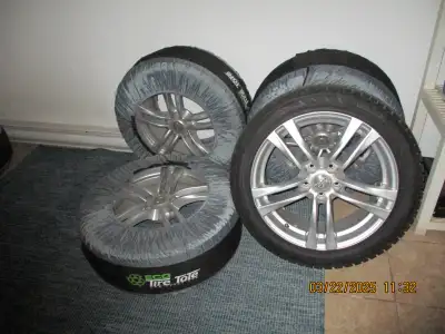 I have for sale 4-- 18 inch wheel rims and tires. They came off a Nissan Infinity. The tires are 245...