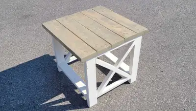 Wooden Farmhouse Table, View more