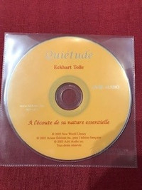 CD Quiétude de Eckhart Tolle (livre-audio)